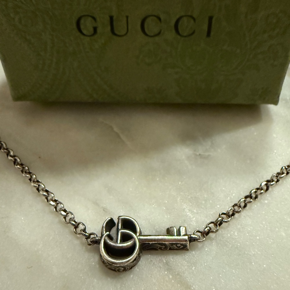 GUCCI Sterling Silver MARMONT Key Chain Bracelet 🗝️ - Picture 4 of 4